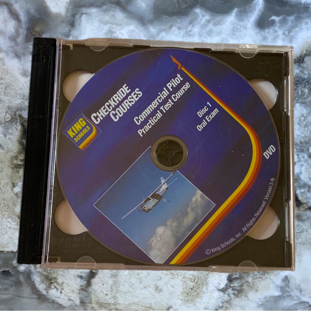 CHECKRIDE COURSES COMMERCIAL PILOT PRACTICAL TEST COURSE DISC 1 ORAL EXAM DVD